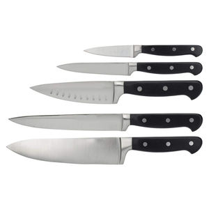 Juego de Cuchillos de Cocina Profesionales de Acero Inoxidable, Antióxido, Afilados, con Mango de Madera, en Venta - Product Image 1