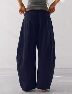 Pantalones Jogger Oversize de Algodón Premium para Mujer al por Mayor con Puños en el Tobillo y Cintura Elástica, Estilo Baggy Streetwear - Product Image 2