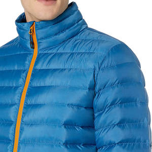 Hommes de haute qualité personnalisé toile respirant manteau en gros hiver chaud imperméable bulle rembourré veste Stand Streetwear à capuche - Product Image 3