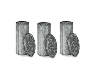 Recipiente galvanizado de diseño decorativo premium más vendido Recipiente de metal decorativo Hecho a mano - Product Image 5