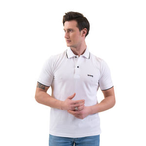 100 Cotton <b>Mens</b> Golf Polo <b>Shirt</b> Polo Blank Embroidered High Quality Camisas Polyester <b>Men</b> Quantity Custom Turtleneck OEM - Product Image 1