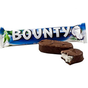 Barres de chocolat au lait fourrées à la noix de coco Bountyy authentiques, 57g, boîtes de 24 pour la distribution en gros - Product Image 6