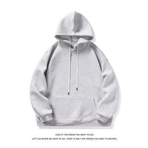 Unisex Men's Fashion Hooded Sweatshirt Blank <b>Fleece</b> Pullover Hoodie in <b>Black</b> White Thick French Fabric Sizes XS to 6XL Winter - Product Image 5