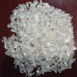 Hot washed 100% clear PET bottle scrap / PET flakes /recycled PET Resin Direct From Factory