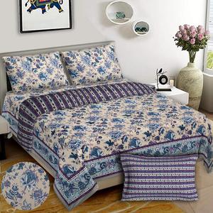 ชุดผ้าคลุมเตียงผ้าฝ้าย100% ที่เป็นมิตรกับสิ่งแวดล้อมออกแบบลายพิมพ์ในขนาดและรูปแบบต่างๆ300TC จำนวนด้าย - Product Image 3