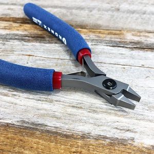 Alicates de Punta Redonda Tronex 747 de Grado Profesional, Mango Azul, Agarre Ergonómico Largo, Herramienta de Precisión para Fabricación de Joyería - Product Image 1