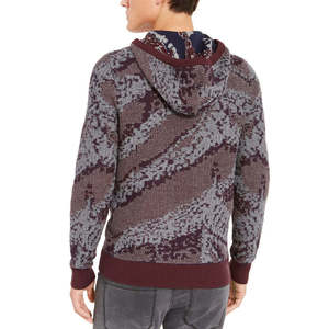 Suéter de Punto con Capucha para Hombre, Marca INC International Concepts, Color Morado, Tallas XXL, XXXL, 4XL, 5XL, Azul Marino Estampado, Tallas Pequeñas y XL - Product Image 2