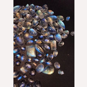 193 piezas de piedra lunar arcoíris Natural 6x4 7x5 8x6 9x7 10x8mm pera ovalada 8x4 10x5mm cabujón Marquesa 218 CTS lote Iroc ventas US $109 - Product Image 2