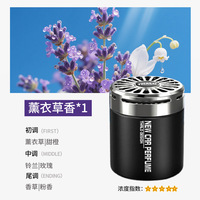 Diffuseur de parfum solide pour voiture, désodorisant et assainisseur d'air automobile longue durée, accessoire d'aromathérapie pour voiture