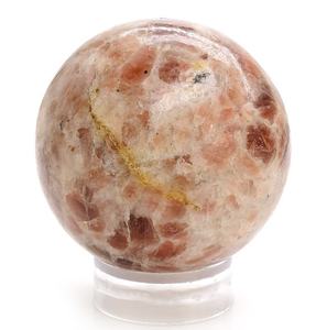 Sphère de pierre de soleil orange naturelle de haute qualité en gros, polie, cristal Feng Shui, décoration de la maison, emballage haut de gamme, personnalisé - Product Image 6