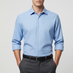 Chemise habillée en bambou pour homme sur mesure Coupe ajustée Manches longues Style formel Écologique - Product Image 6