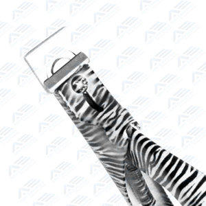 Cortauñas Profesional de Acero Inoxidable, Nuevo Diseño, Recubrimiento en Polvo Zebra, Herramienta para Recortar Puntas de Uñas Acrílicas para una Limpieza Profunda - Product Image 3