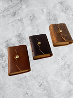 Acheter Journal intime en cuir véritable Mini carnet en cuir Petit bloc-notes en cuir Cahier quotidien personnalisé pour femmes hommes