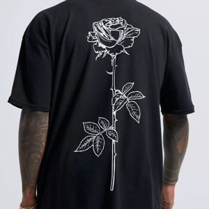 OEM เสื้อยืดสำหรับผู้ชายเสื้อยืดระบายอากาศทรงโอเวอร์ไซส์แบบลำลองออกแบบโลโก้ได้ตามต้องการ - Product Image 3