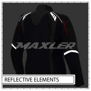 Veste de moto en textile imperméable pour homme, homologuée CE, respirante avec doublure amovible, veste en textile imperméable pour homme - Product Image 5