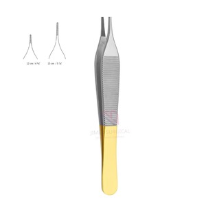Pinzas Adson de Alta Calidad, Punta Fina de 4.5, Pinzas Quirúrgicas Manuales de Acero Inoxidable, Certificadas por MOL para Uso Médico - Product Image 5