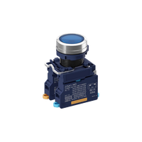 Bouton en aluminium transparent à connexion rapide série SA1, niveau IP65, avec éclairage, contrôle industriel, courant élevé 15A, RY22SA1-PF/C/A