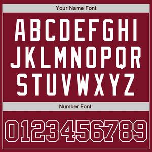 เสื้อเบสบอลแท้สีแดงเข้มสีแดงเข้มที่กำหนดเอง - Product Image 5