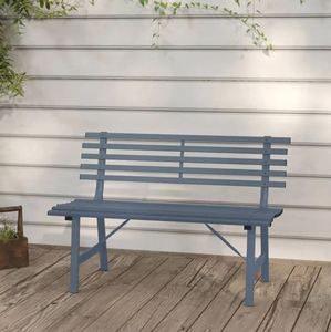 Grey Fancy Steel Outdoor <b>Bench</b> for Home Outdoor Furniture Sitting Chair General Place Patio Garden Park Made in India Wholesale - Product Image 2