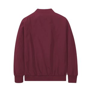 100% chaqueta Bomber de tela de poliéster a prueba de viento cálida para invierno manga larga cómoda chaqueta Bomber para hombres - Product Image 2