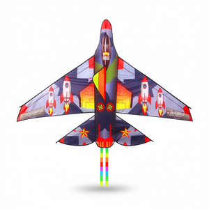ว่าวรูปเครื่องบิน Bdt Single Line Kite ขนาด 156x115 ซม. พร้อมสายยาว 30 ม. ของเล่นกลางแจ้ง - Product Image 2