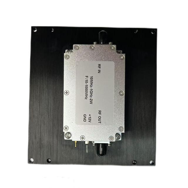 WinFine Factory Supply Frequency Range 10MHz-1GHz Wideband RF Power Amplifier Module 50 Impedance Aluminum