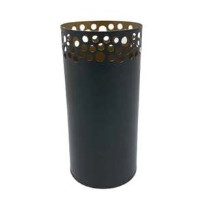 Nouveau décoratif fer métal votif or et vert couleur cylindre votif et bougeoir fait à la main personnalisé - Product Image 6