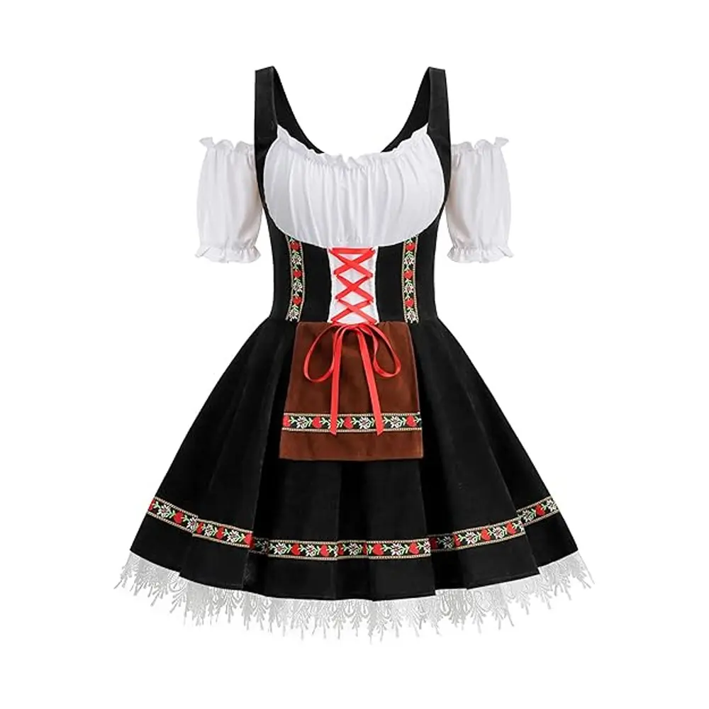 Оптовая продажа, Новое поступление, женское баварское платье в стиле Дирндл для продажи, лучшее качество, женское баварское платье