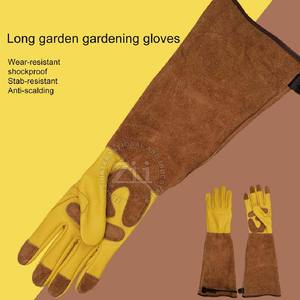 Guantes de soldadura de cuero de la mejor calidad, tamaño XL, antiimpacto, antideslizantes, impermeables, anticortes, a prueba de fuego, transpirables, diseño personalizado - Product Image 3