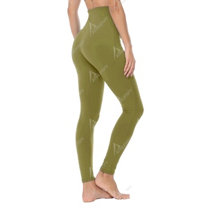 Soft and Stretchy Elastic Waist <b>Yoga</b> <b>Leggings</b> for Women High Waist Gym and Sports Pants for Running Workout and Training Sale - Product Image 1