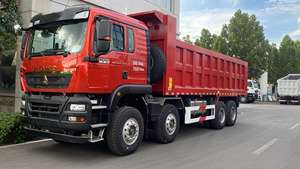 Sinotruck Howo Tx 8x4 Hand Drive Dump Truck untuk dijual truk Tipper 12 roda dengan kapasitas 30-50 ton untuk transportasi - Product Image 5