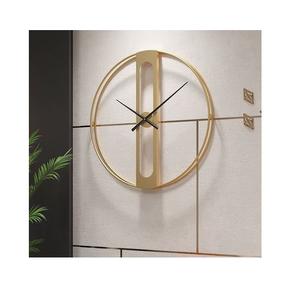 Reloj de Pared de Metal Negro para Diseños Minimalistas que Ofrece un Aspecto Limpio y un Fuerte Contraste para una Decoración del Hogar Elegante - Product Image 2