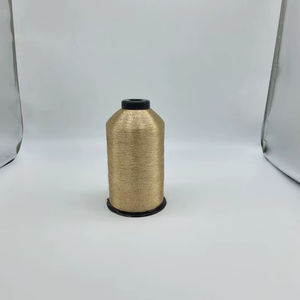 Fil à broder Zari durable pour l'industrie textile, multifonctionnel M1L, haute résistance à la traction, 110D, pour sari et costume - Product Image 1