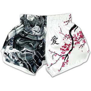 Shorts de lutte Grapple Masters imprimés en polyester/coton, taille élastique, coupe ample, tissu 160g pour adultes unisexes - Product Image 3