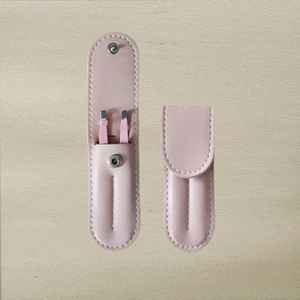 Pinzas profesionales para cejas con punta inclinada de alta precisión, tijeras de resorte, pinzas de volumen de pestañas de acero inoxidable, cejas de 2 piezas - Product Image 4