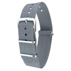 Unisex N294 Light Gray 14-22mm Nylon Sports Smartwatch Band Stainless Steel Adjustable Breathable Elastic Soft Lightweight - Product Image 1