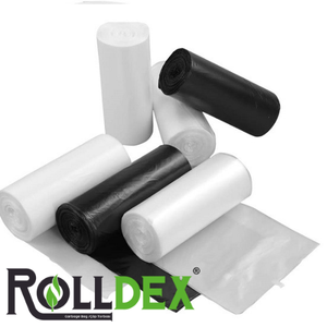 Sac à fermeture éclair noir en PE biodégradable avec logo imprimé personnalisé vente en gros de rouleau de déchets ménagers emballage en plastique imprimé personnalisé - Product Image 5