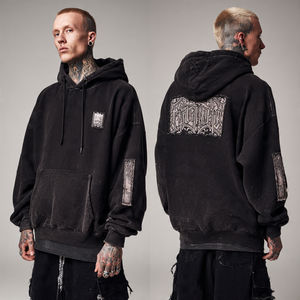 แพทช์ปักเย็บขอบผ้าฝ้าย100% แบบมีซิปสำหรับฤดูหนาวคุณภาพ300gsm ฟอกกรด - Product Image 6