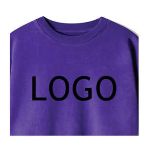 เสื้อสเวตเตอร์แขนยาวคอกลมสำหรับผู้ชายเสื้อกันหนาวผ้าฝ้ายปักตามสั่ง - Product Image 2