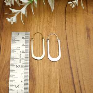 Bijoux modernes de style bohème Boucles d'oreilles circulaires originales en laiton Style ethnique tribal léger pour femmes - Product Image 2