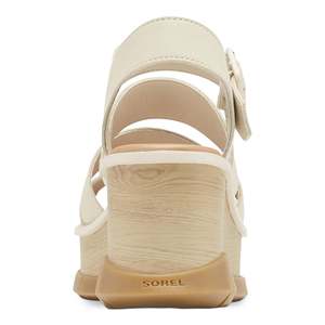 Sandali con zeppa Sorel Joanie III da donna, neri, con punta aperta e cinturini, taglia 8 - Tomaia in denim, soletta in PU, plateau con tacco e rialzo - Product Image 2