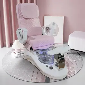 Cadeira de massagem elétrica para unhas, salão de beleza profissional moderno e luxuoso, cadeira reclinável para manicure e pedicure, spa para pés