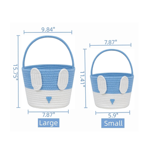 Paniers de rangement de Pâques en coton faits à la main de nouveau design pour organiser le panier de Pâques de bébé de l'usine du Vietnam - Product Image 6