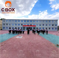Vente en gros Maison préfabriquée modulaire Salle de classe Campus Maison prête à l'emploi Bâtiments scolaires en conteneur