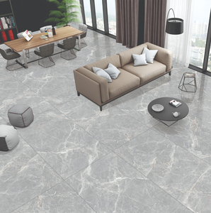 กระเบื้องปูพื้นและผนังลายเซรามิกสีเทาแคสเตอร์  แบบด้านขัดเงาทันสมัย สำหรับตกแต่งภายในบ้าน สำนักงาน โรงพยาบาล ขนาด 60x120 ซม. หนา 8.5 มม. - Product Image 1