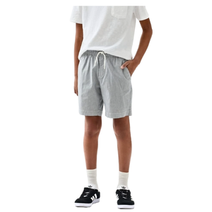 Wholesale Children's <b>Boys</b> <b>Shorts</b> Pockets Quick Dry 100% Cotton Elastic Waist Custom Logo Summer Casual Eco-Friendly Fashion - Product Image 3