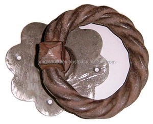Loquet de porte à anneau durable avec revêtement en poudre noire, autres quincaillerie pour loquet de porte - Product Image 3