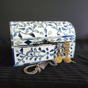 Artisan Bone Inlay <b>Box</b> Unique Decorative Storage for Jewelry and <b>Vanity</b> Tradebyd - Product Image 2