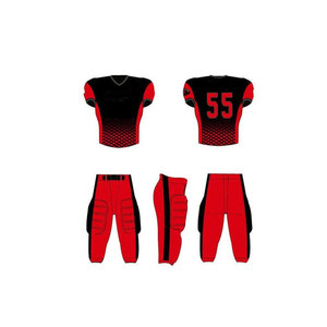 Uniforme de fútbol americano impreso por sublimación personalizado de alta calidad Jersey y pantalones cortos transpirables Verano Nuevo estilo - Product Image 4