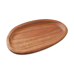 Plateau en bois ovale irrégulier pour collations Vaisselle Ustensiles de cuisine Écologiquement et sans danger pour la santé Produits vietnamiens en gros. - Product Image 3